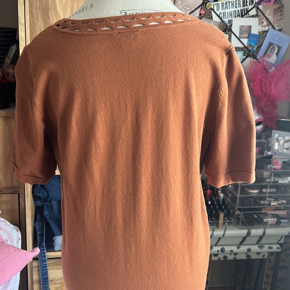 Ann Taylor Knit Shirt - Large - Picture 4 of 5